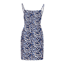 Cargar imagen en el visor de la galería, High dresses Sexy Mini Waist Pencil Women Sleeveless 2019 Dress Sundress Skinny Plaid Fashion Floral New Dress Backless Print