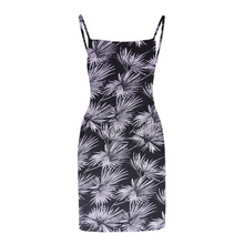 Cargar imagen en el visor de la galería, High dresses Sexy Mini Waist Pencil Women Sleeveless 2019 Dress Sundress Skinny Plaid Fashion Floral New Dress Backless Print