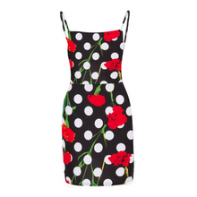 Cargar imagen en el visor de la galería, High dresses Sexy Mini Waist Pencil Women Sleeveless 2019 Dress Sundress Skinny Plaid Fashion Floral New Dress Backless Print