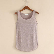 Cargar imagen en el visor de la galería, MISSOMO tank top women Summer Tank sleeveless Round Neck Loose Singlets Vest white crop top Camisetas Mujer Droship