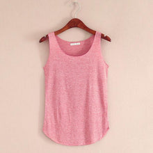 Cargar imagen en el visor de la galería, MISSOMO tank top women Summer Tank sleeveless Round Neck Loose Singlets Vest white crop top Camisetas Mujer Droship