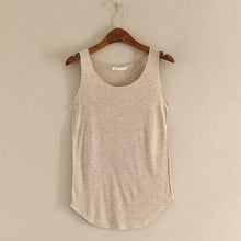 Cargar imagen en el visor de la galería, MISSOMO tank top women Summer Tank sleeveless Round Neck Loose Singlets Vest white crop top Camisetas Mujer Droship