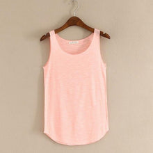 Cargar imagen en el visor de la galería, MISSOMO tank top women Summer Tank sleeveless Round Neck Loose Singlets Vest white crop top Camisetas Mujer Droship