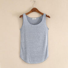 Cargar imagen en el visor de la galería, MISSOMO tank top women Summer Tank sleeveless Round Neck Loose Singlets Vest white crop top Camisetas Mujer Droship