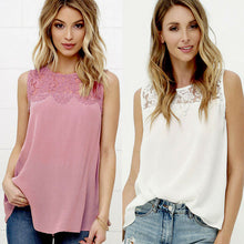 Cargar imagen en el visor de la galería, Hot Fashion Women Shirt 2019 Summer Vest Tops Sleeveless Floral Blouse Casual Streetwear Tank Tops Shirt Women Clothes 2019
