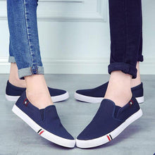 Cargar imagen en el visor de la galería, Size 35-44 Unisex Summer Men Women Vulcanize Canvas Shoes Breathable Trainers Casual Shoes White Canvas Platform Shoes Sneakers