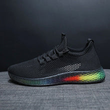 Cargar imagen en el visor de la galería, Sports shoes women's summer breathable mesh running ins Joker casual fly mesh shoes white shoes 2019 tide shoes