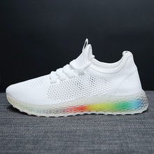 Cargar imagen en el visor de la galería, Sports shoes women's summer breathable mesh running ins Joker casual fly mesh shoes white shoes 2019 tide shoes