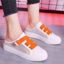 Cargar imagen en el visor de la galería, SAGACE Gladiator Shoes women's casual comfortable sneakers Half Slippers Mesh Breathable Casual Shoes sneakers women Slippers