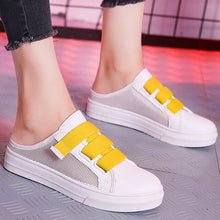 Cargar imagen en el visor de la galería, SAGACE Gladiator Shoes women's casual comfortable sneakers Half Slippers Mesh Breathable Casual Shoes sneakers women Slippers