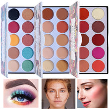 Cargar imagen en el visor de la galería, Professional Full Makeup Set Eyeshadow Concealer Blush Palette Eyeliner Mascara Combination Lipstick Eyes Face Lips Make up Kit