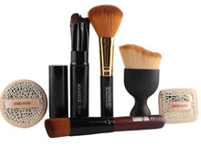 Cargar imagen en el visor de la galería, MAANGE 10 in 1 Cosmetic Set Makeup Brushes Professional Makeup Kit Eye Lip Foundation Brush Set Power Puff Sponge Daily Set Tool