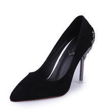 Cargar imagen en el visor de la galería, Sexy High Heels Shoes Woman Pumps Red Gold Silver High Heels Shoes Woman Ladies Wedding Party Shoes 2019 Fretwork 10cm