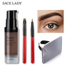 Cargar imagen en el visor de la galería, SACE LADY Waterproof Eyebrow Shadow Henna Makeup Enhancer Tint Brush Kit Eye Brow Gel Cream Make Up Set Paint Tool Wax Cosmetic