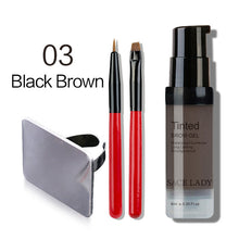 Cargar imagen en el visor de la galería, SACE LADY Waterproof Eyebrow Shadow Henna Makeup Enhancer Tint Brush Kit Eye Brow Gel Cream Make Up Set Paint Tool Wax Cosmetic