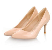 Cargar imagen en el visor de la galería, Plus Size 34-47 Ladies Fashion Pointed Toe Office High Heel Shoes Women Party Pumps Fashion Wedding High Heel Shoes QKP0016B