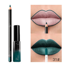 Cargar imagen en el visor de la galería, New Pudaier 1pc Matte Long Lasting Liquid Lipstick +1PC Lip Liner Makeup Set Waterproof Lip Liner Sexy Lips Gloss 33