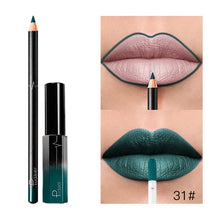 Cargar imagen en el visor de la galería, New Pudaier 1pc Matte Long Lasting Liquid Lipstick +1PC Lip Liner Makeup Set Waterproof Lip Liner Sexy Lips Gloss 33