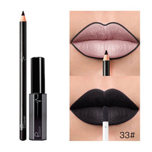 Cargar imagen en el visor de la galería, New Pudaier 1pc Matte Long Lasting Liquid Lipstick +1PC Lip Liner Makeup Set Waterproof Lip Liner Sexy Lips Gloss 33