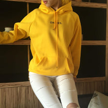Cargar imagen en el visor de la galería, New 2018 Fashion Corduroy Long Sleeves Oh Yes Letter Printing Harajuku Girl Light Yellow Pullovers Tops O-neck Woman Sweater