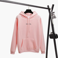 Cargar imagen en el visor de la galería, New 2018 Fashion Corduroy Long Sleeves Oh Yes Letter Printing Harajuku Girl Light Yellow Pullovers Tops O-neck Woman Sweater