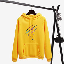 Cargar imagen en el visor de la galería, New 2018 Fashion Corduroy Long Sleeves Oh Yes Letter Printing Harajuku Girl Light Yellow Pullovers Tops O-neck Woman Sweater