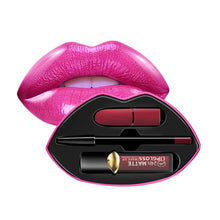 Cargar imagen en el visor de la galería, Lip Shape Nude Matte lipstick Makeup Set Matte Velvet Lipstick+Lip Liner+Lip Gloss Beauty Cosmetic long-lasting Women makeup Red