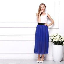 Cargar imagen en el visor de la galería, Long Maxi Women Style Sundress female High 2019 Casual Skirts Fashion Straight Summer Size female Loose Plus Solid