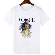 Cargar imagen en el visor de la galería, VOGUE Punk Princess Printed T Shirt Summer Style Fashion Women T-Shirt Funny Harajuku Short Sleeve lovely tops