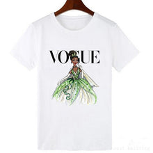 Cargar imagen en el visor de la galería, VOGUE Punk Princess Printed T Shirt Summer Style Fashion Women T-Shirt Funny Harajuku Short Sleeve lovely tops