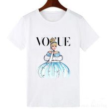 Cargar imagen en el visor de la galería, VOGUE Punk Princess Printed T Shirt Summer Style Fashion Women T-Shirt Funny Harajuku Short Sleeve lovely tops