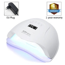 Cargar imagen en el visor de la galería, ROHWXY SUN 5X Plus UV LED Lamp For Nails Dryer 54W/48W/36W Ice Lamp For Manicure Gel Nail Lamp Drying Lamp For Gel Varnish
