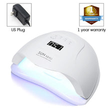 Cargar imagen en el visor de la galería, ROHWXY SUN 5X Plus UV LED Lamp For Nails Dryer 54W/48W/36W Ice Lamp For Manicure Gel Nail Lamp Drying Lamp For Gel Varnish