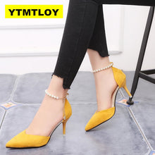 Cargar imagen en el visor de la galería, Shoes Female Fashion Sexy Hollow With Sandals Summer  Korean Version  Breathable Shoes Women Pumps High Heel   Wedding
