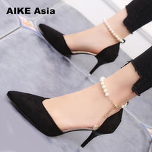 Cargar imagen en el visor de la galería, Shoes Female Fashion Sexy Hollow With Sandals Summer  Korean Version  Breathable Shoes Women Pumps High Heel   Wedding