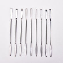 Cargar imagen en el visor de la galería, Women Stainless Steel Cosmetic Makeup Palette Spatula Spoon Stick Rod Cream Foundation Mixing Tool Nail Art Accessories