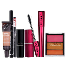 Cargar imagen en el visor de la galería, LULAA Make up Set 7 PCS Face Powder Foundation Lipstick Eyeshadow Eyeliner Mascara Eyebrow pencil  Ladies Makeup Kit Gift