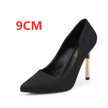 Cargar imagen en el visor de la galería, Marlisasa Femmes Hauts Talons Women Fashion Classic Flock High Heel Shoes Lady Office Grey High Heel Shoes Female Pumps F2912